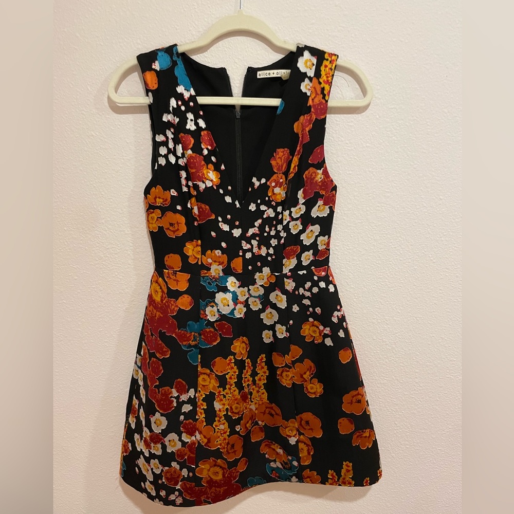 Alice and Olivia Floral Dress